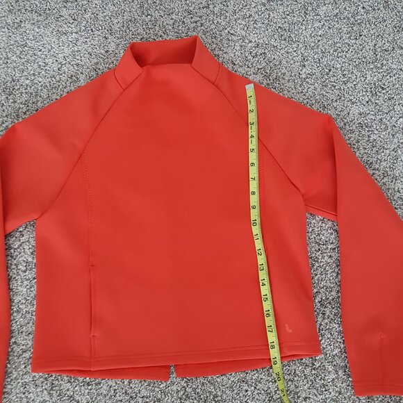 NWT LOLE Spacer Funnel Neck Turtleneck Pullover Top Sweatshirt Pockets Cropped - Picture 10 of 15